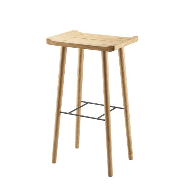 EKTA Living-Scala Bar Stool-Oiled-EK-SB174